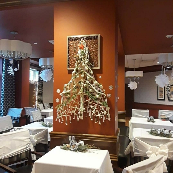 Macrame wall hanging Christmass tree